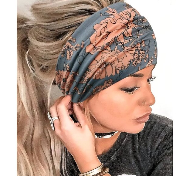 Multicolor And Brown Boho Headbands With Matching Bracelet Sets, Womens Size M main image 9